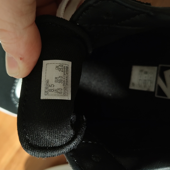 Black and White Sneakers - Picture 5 of 9